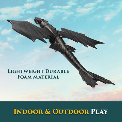 DreamWorks Dragons Soaring Toothless Glider | Gliding Dragon Toy with 15-inch Wingspan