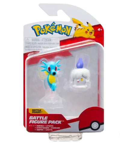 Pokemon Battle Figure Pack - Horsea & Litwick