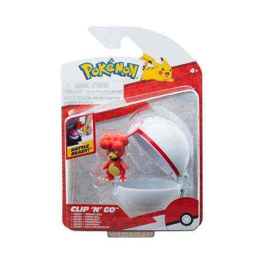 Pokémon Figura de Juguete Magby y Premier Ball 95057