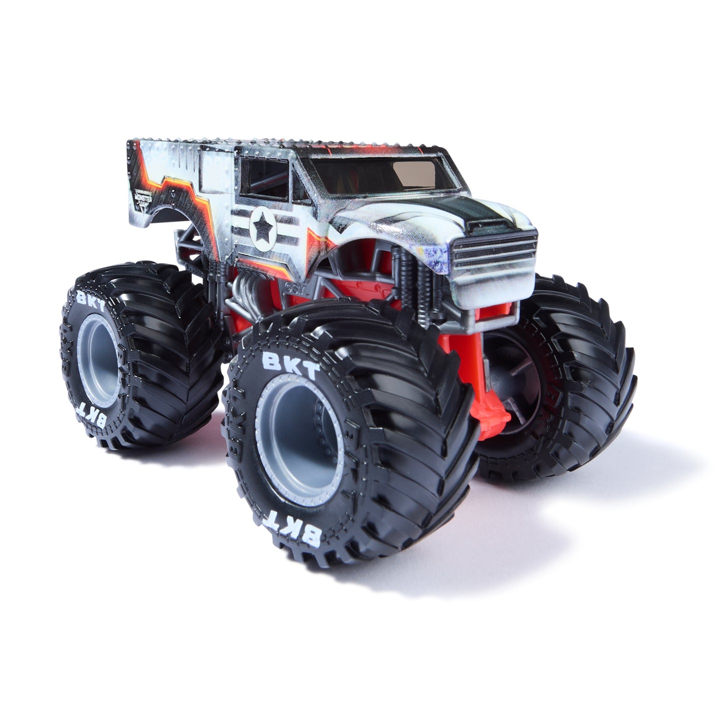 Monster Jam, Marvel Official Iron Man Vs. War Machine Die-Cast Monster Trucks, 1:64 Scale, Kids Toys for Boys and Girls Ages 3 and up