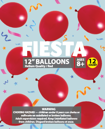 12" Red Balloons
