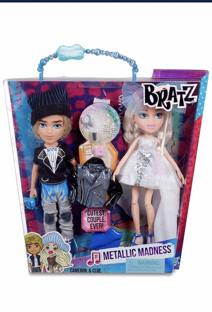 Paquete de 2 Bratz Metallic Madness - Estilo 2 (Cameron/Cloe)