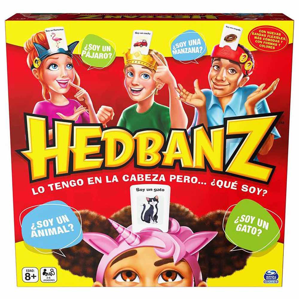 Juego Mesa Hedbanz Español / Hedbanz Picture Guessing Game for Kids and Families