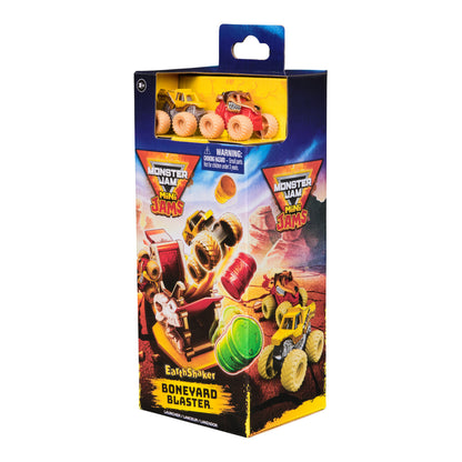 Monster Jam, Mini Launchers Set, Includes Monster Mutt and Earth Shaker 1:87 Scale Die-Cast Monster Trucks, Kids Toys for Boys Ages 3 4 5 6+