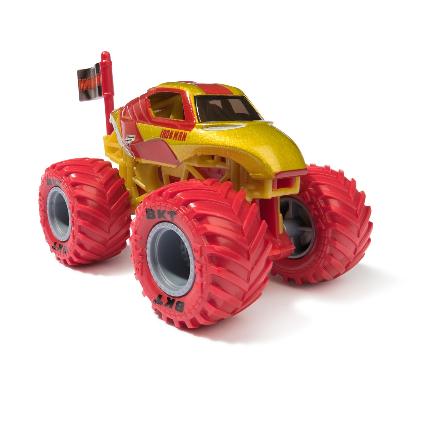 Monster Jam, Marvel Official Iron Man Monster Truck, Die-Cast Vehicle, 1:64 Scale, Super Hero Kids Toys for Boys Ages 3 and up