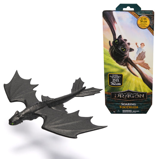 DreamWorks Dragons Soaring Toothless Glider | Gliding Dragon Toy with 15-inch Wingspan