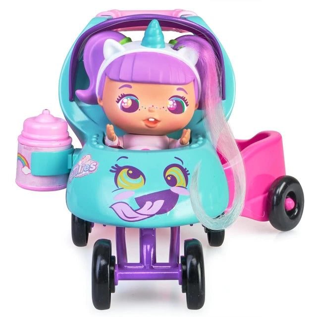Cochecito de juguete con muñeca Mini Rosie´s car The mini Bellies