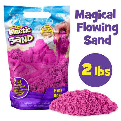 Kinetic Sand, The Original Moldable Sensory Play Sand Toys For Kids, Blue, 2 lb. Resealable Bag, Ages 3+